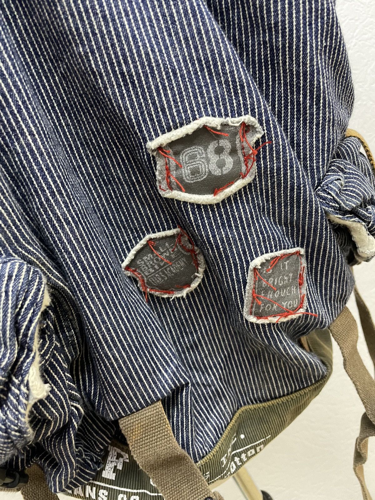 Vintage tough jeansmith 100 % cotton backpak Size 32 - 10 Thumbnail