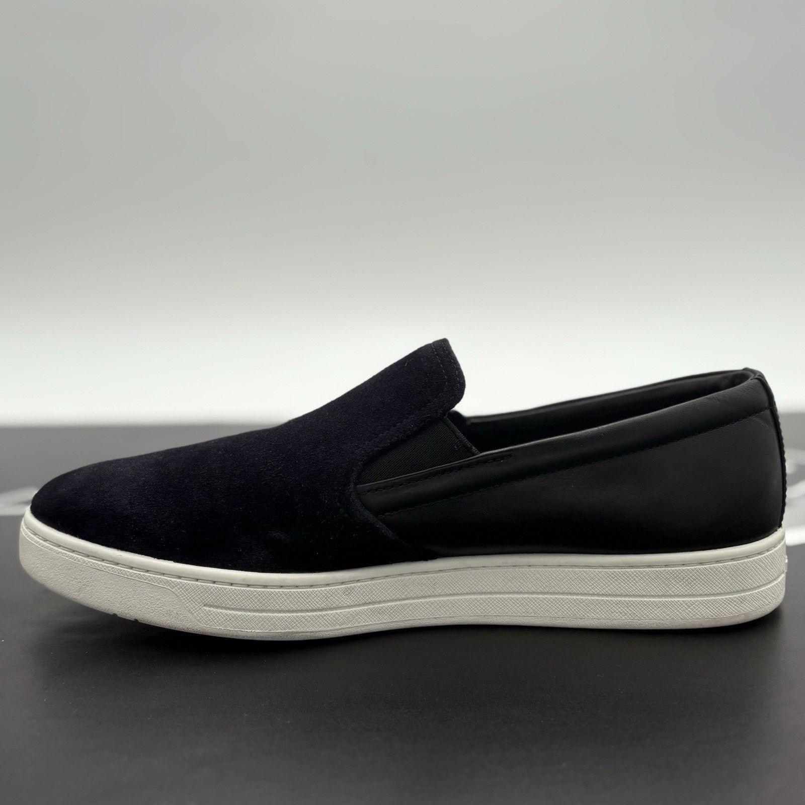 Prada Prada Suede Loafer ' Navy ' | GOOD CONDITION! Size US 7.5 / EU 40-41 - 4 Thumbnail