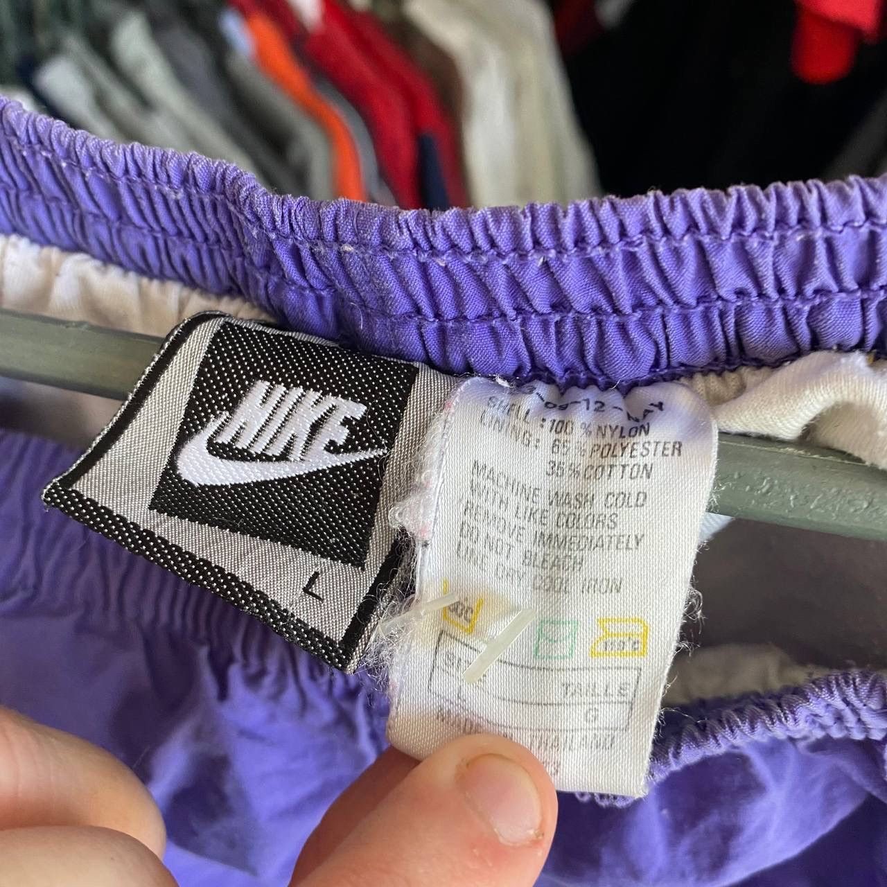 Nike × Vintage Vintage Nike Small Logo 90’s Rare streetwear shorts Size US 34 / EU 50 - 8 Thumbnail