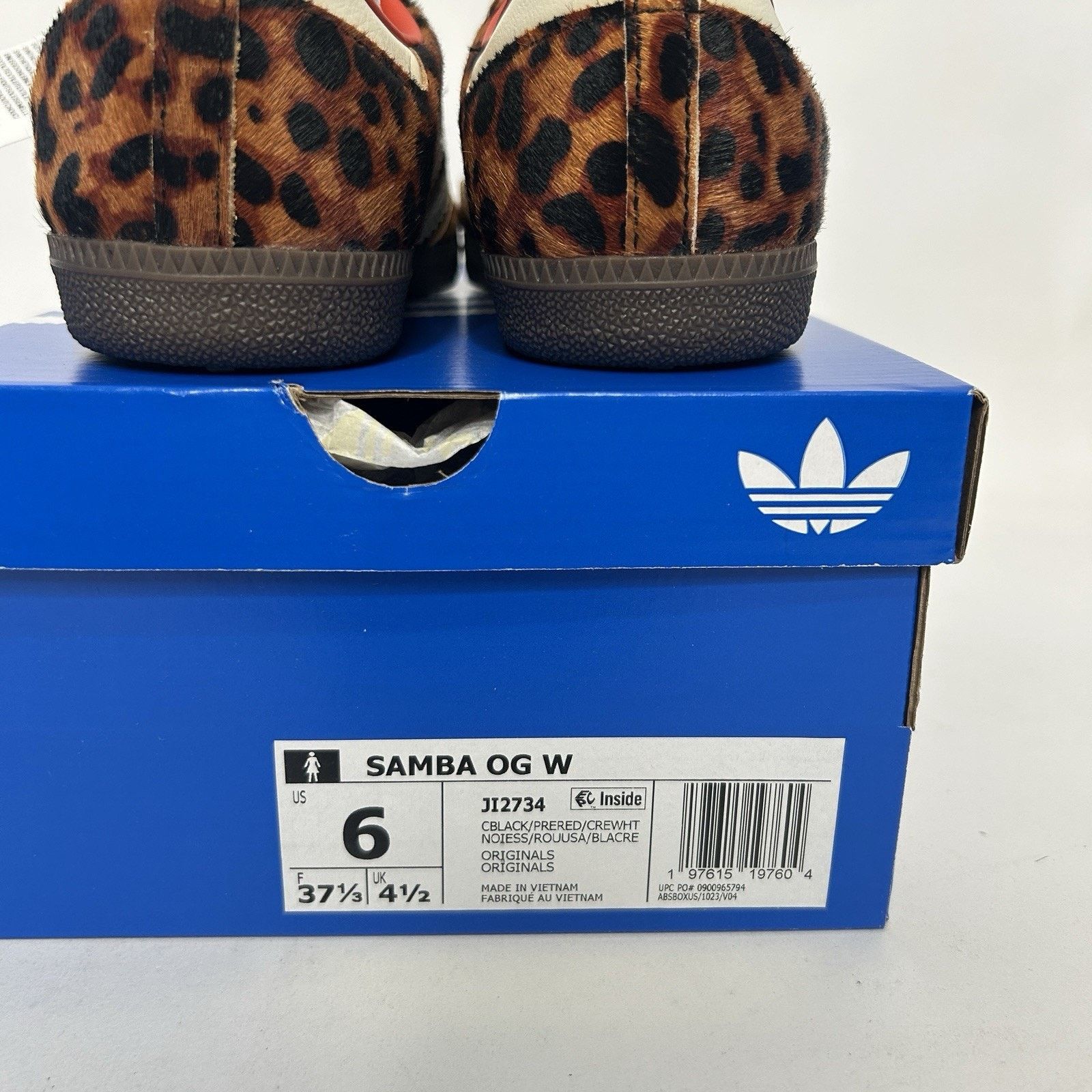 Adidas adidas Samba OG WMNS Leopard - “Preloved Red” JI2734 Size US 6 / IT 36 - 5 Thumbnail