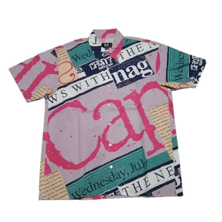 Kansai Yamamoto Vintage Kansai All Over Print Shirt Size US M / EU 48-50 / 2 - 1 Thumbnail