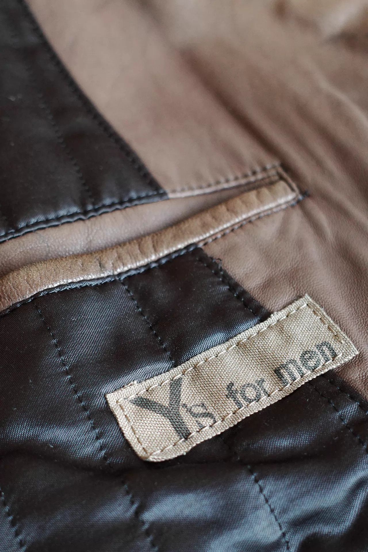 Y's for Men Y's for Men 80s Lambskin Work Jacket TanBrown WornSleeves Size US M / EU 48-50 / 2 - 6 Thumbnail