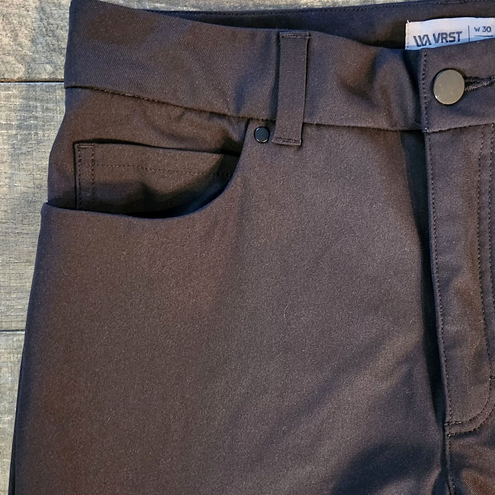 Vintage VRST Slim Fit 5-Pocket Commuter Performance Pants Mens 30x32 Tech Golf Chino Size US 30 / EU 46 - 5 Thumbnail