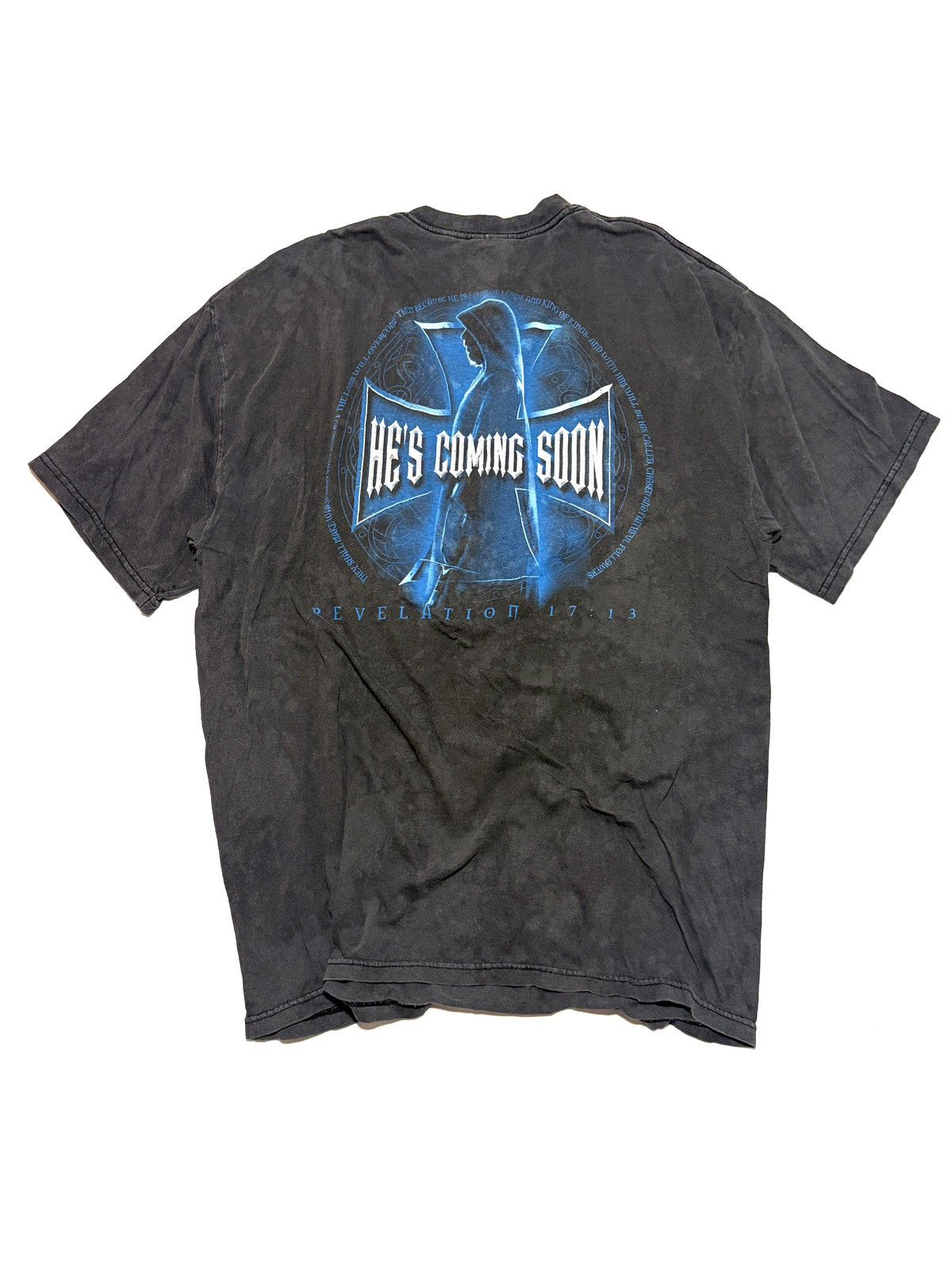 Vintage Vintage Jesus Tee Revelation 17:13 with westchoppers cross Size US XL / EU 56 / 4 - 2 Thumbnail