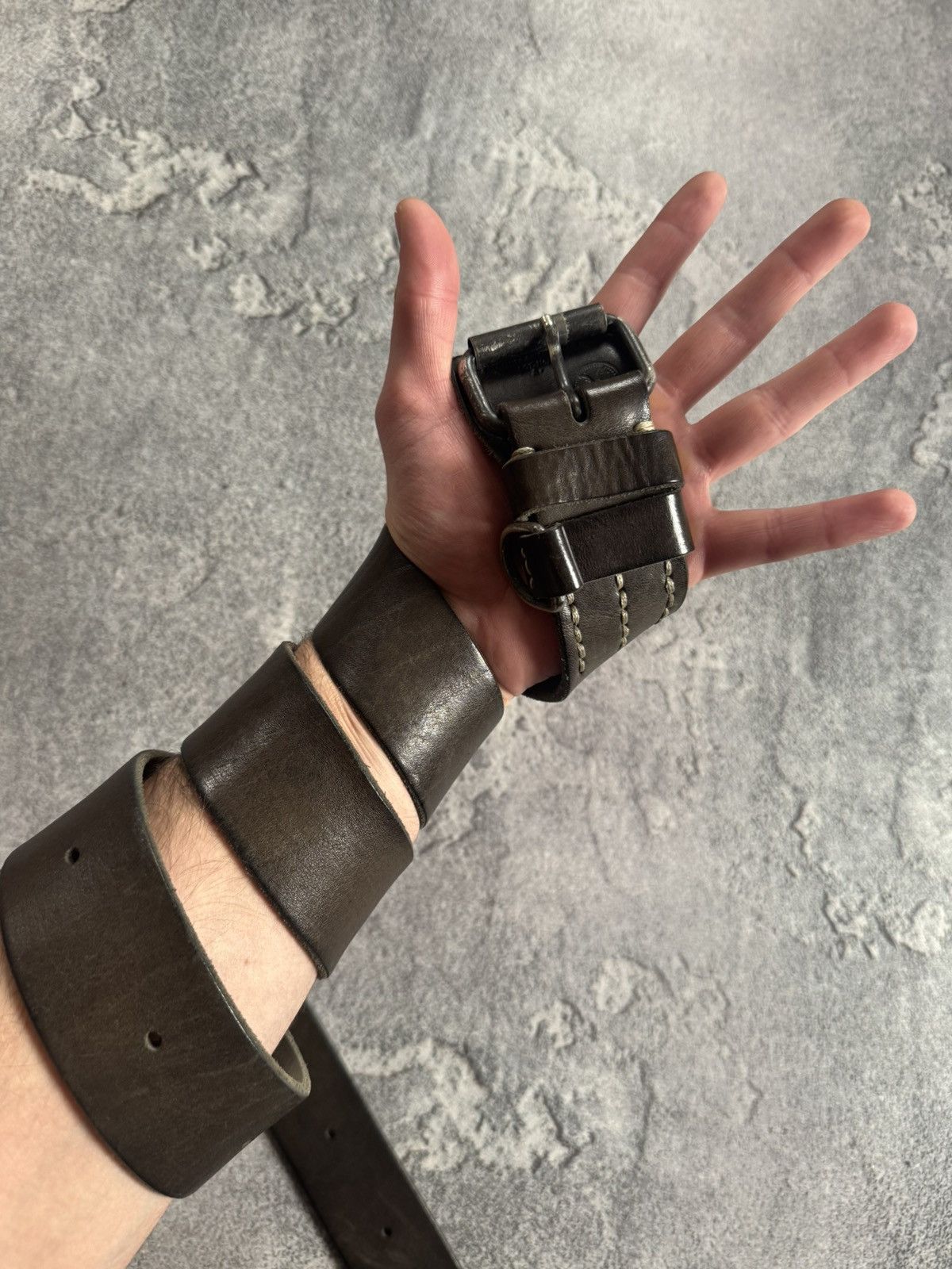 Allsaints Allsaints vintage avantgarde leather belt Size ONE SIZE - 2 Thumbnail