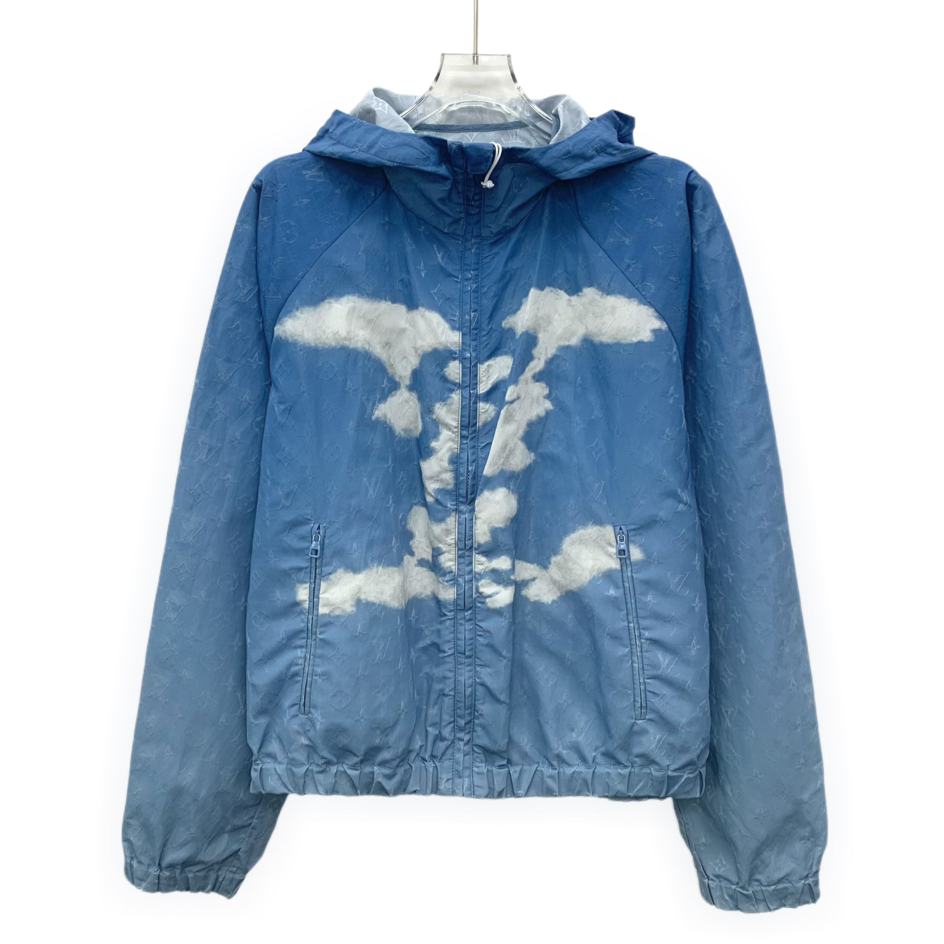 Louis Vuitton Louis Vuitton Cloud Logo Hoodie Jacket Blue (44) Size US S / EU 44-46 / 1 - 1 Thumbnail