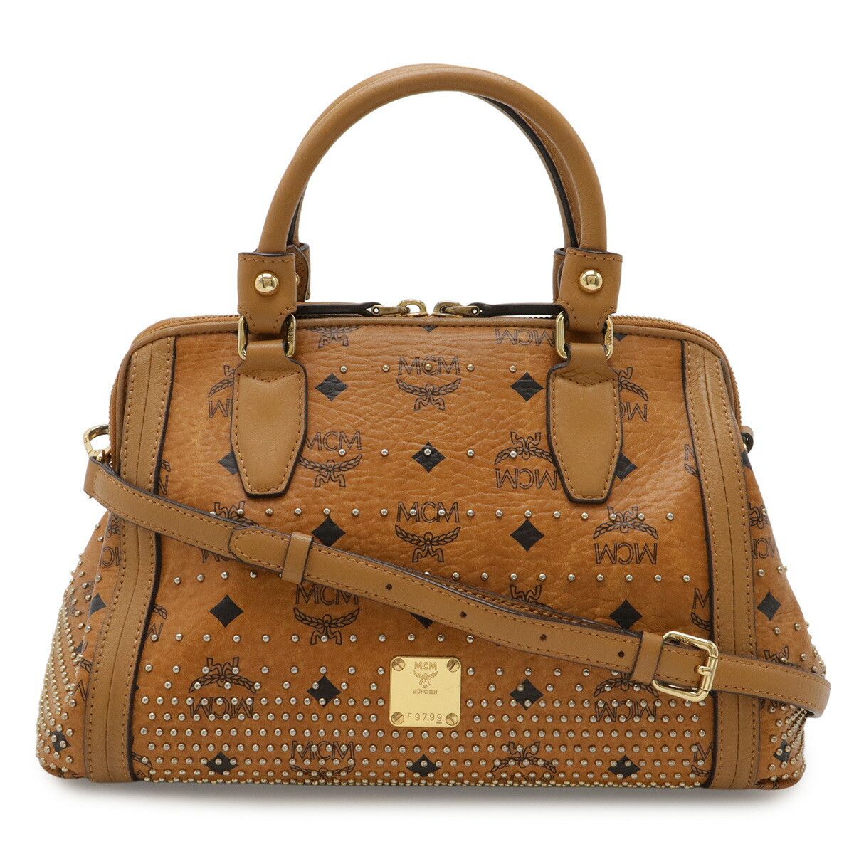 MCM MCM MCM Monogram PVC Leather 2way Bag Plastic / Synthetic Shoulder Bag MWB4SVICO001 DUTY FREE for USA Size ONE SIZE - 1 Thumbnail