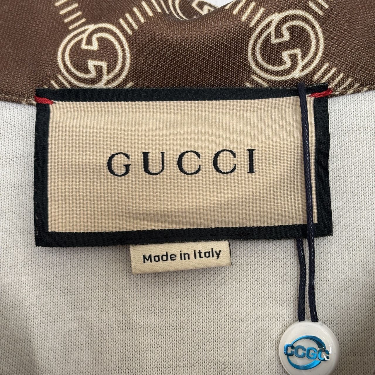 Gucci Gucci Khaki Double G Flat Knit Long Sleeve Dress K26WX Size XS / US 0-2 / IT 36-38 - 6 Thumbnail