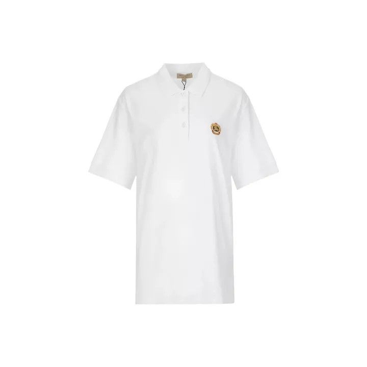 Burberry Burberry Embroidered Logo Short Sleeve Polo Shirt 0079 Size M / US 6-8 / IT 42-44 - 1 Thumbnail