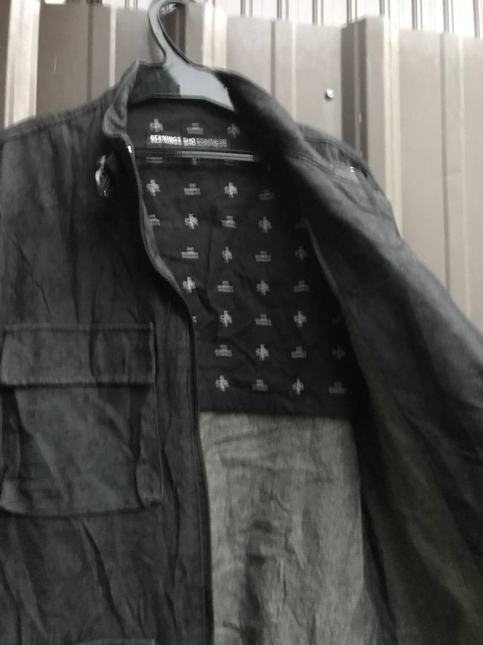 14th Addiction × If Six Was Nine × Japanese Brand Vintage Bernings Sho Waxed Black Denim Jacket Size US M / EU 48-50 / 2 - 5 Thumbnail