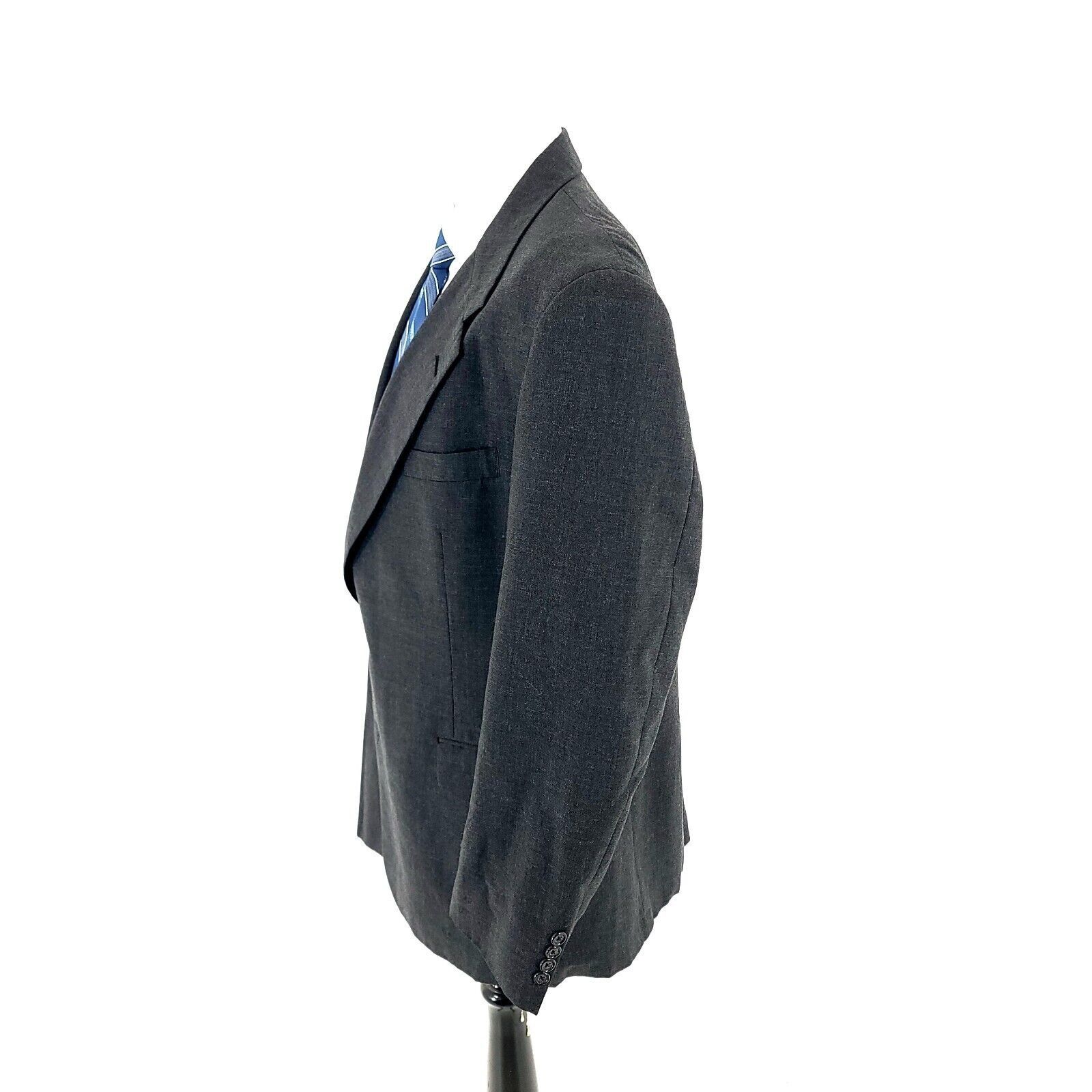 Tom James Tom James Executive Wool 2 Button Blazer 42R Or Slim 44R Gra Size 42R - 5 Thumbnail