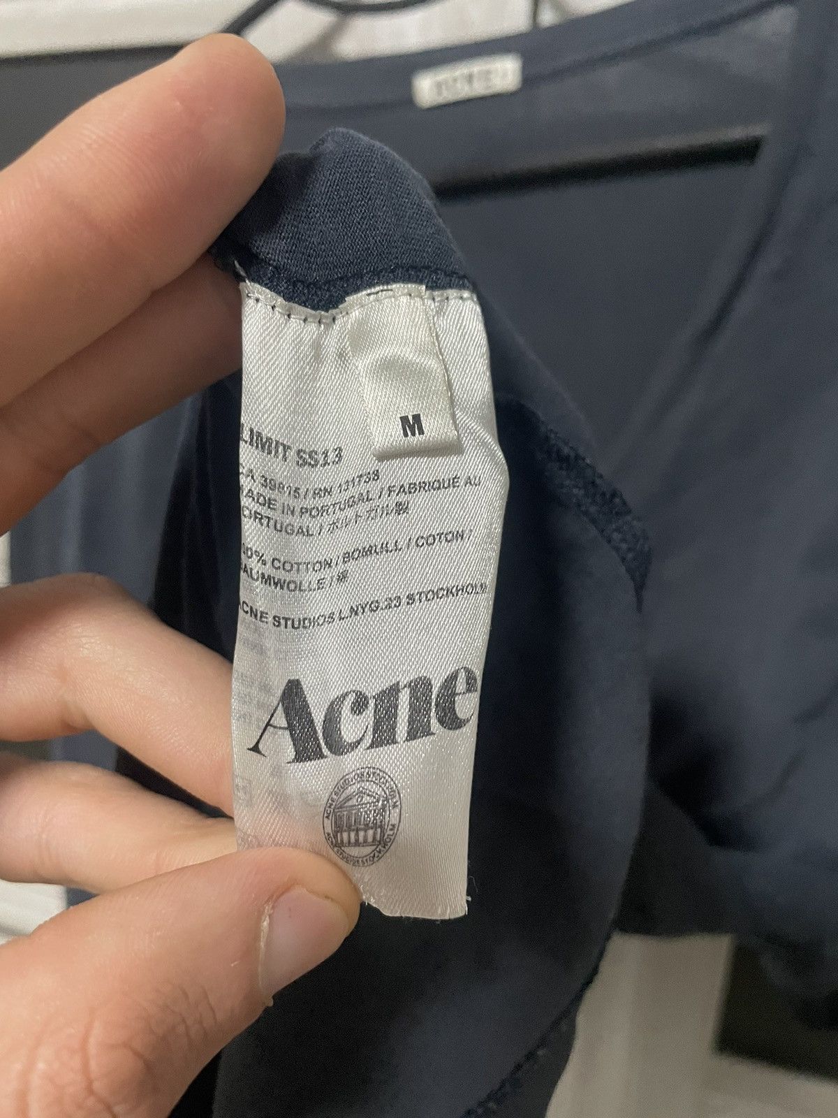 Acne Studios × Kanye West Trashed Acne Studios Limit SS13 Grey T-Shirt Worn By Kanye Size US M / EU 48-50 / 2 - 9 Thumbnail