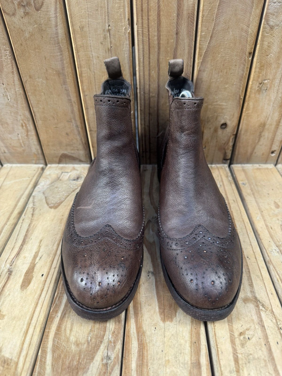 Church's Church’s ‘GRAFTON’ Brown Leather Boots Women’s EUR 37 H UK 4 Size US 7 / IT 37 - 5 Thumbnail