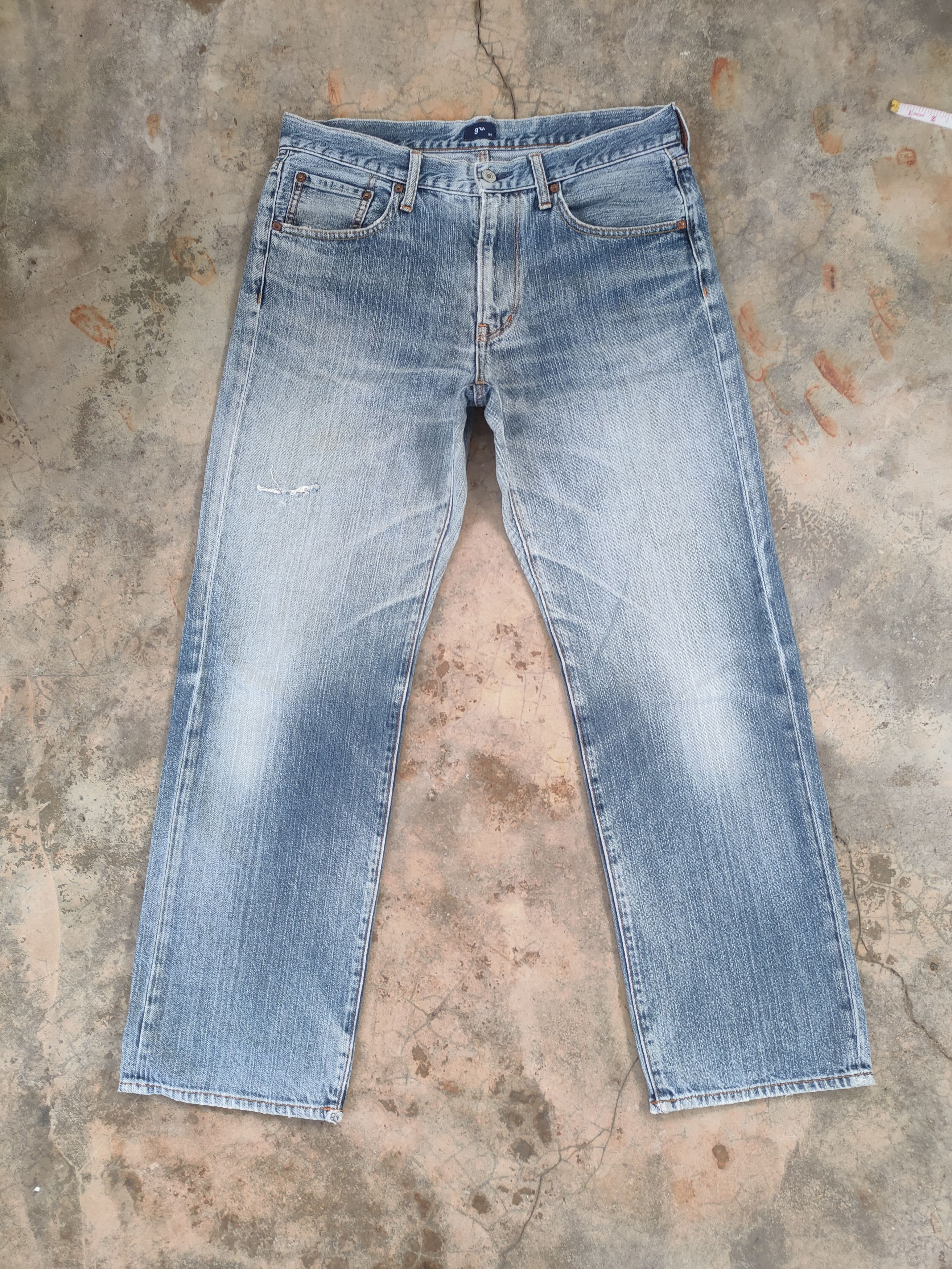 Japanese Brand VINTAGE JAPANESE FADED DISTRESSED JEANS PANTS Size US 34 / EU 50 - 1 Thumbnail