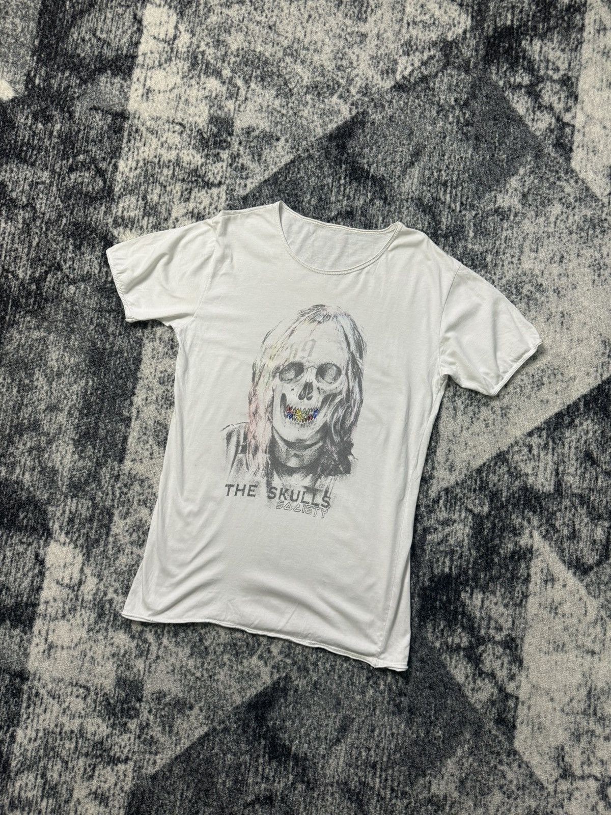 Other Vintage The Skulls Society Tee Shirt Y2K Distressed Dirty Size US M / EU 48-50 / 2 - 1 Thumbnail