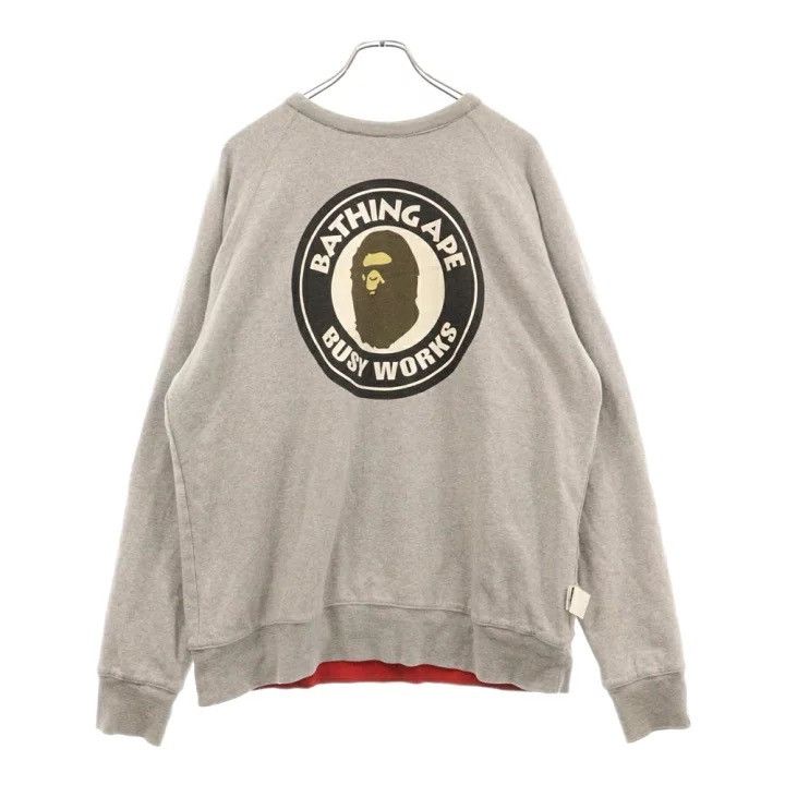 Bape VINTAGE BAPE REVERSIBLE CREWNECK SWEATSHIRT Size US L / EU 52-54 / 3 - 3 Thumbnail