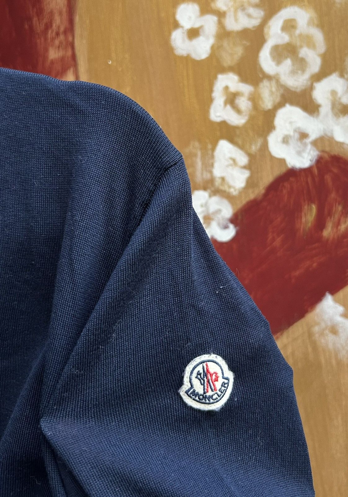 Moncler Moncler Maglia Tricot Scollo A V Tennis Cotton V-Neck Jumper Size US L / EU 52-54 / 3 - 5 Thumbnail