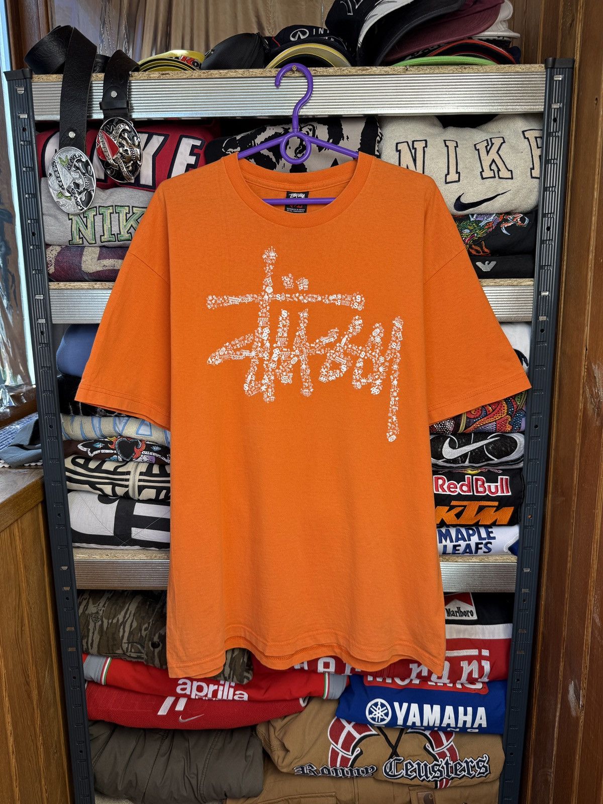 Stussy Vintage stussy tee big logo Size US XL / EU 56 / 4 - 1 Thumbnail