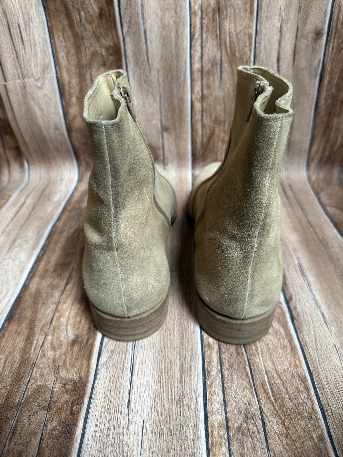Saint Laurent Paris × Story Et Fall Tan side zip boots Size US 11 / EU 44 - 9 Thumbnail