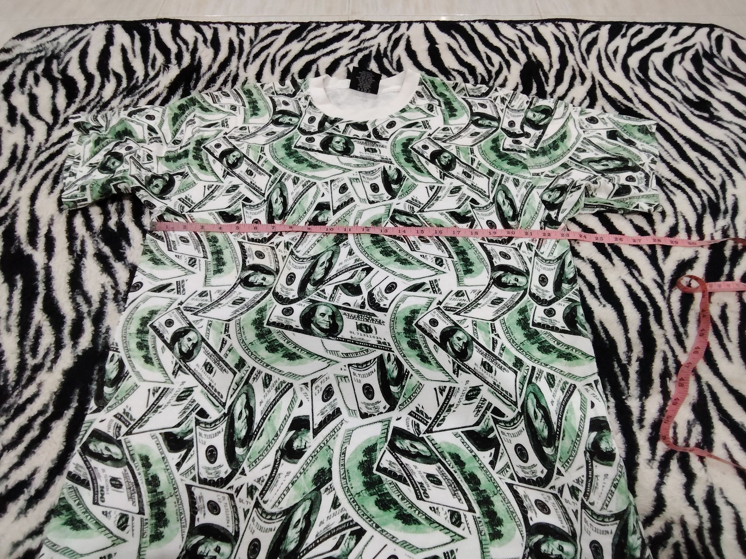 Vintage Vintage Over print us dollar Size US XL / EU 56 / 4 - 9 Thumbnail