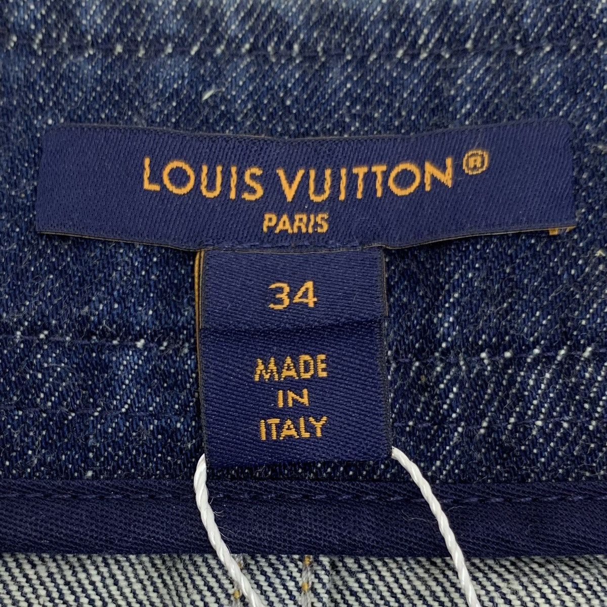 Louis Vuitton Louis Vuitton Dark Blue Vintage Washed Zip Denim Skirt K26WX Size 24" / US 00 / IT 34 - 6 Thumbnail
