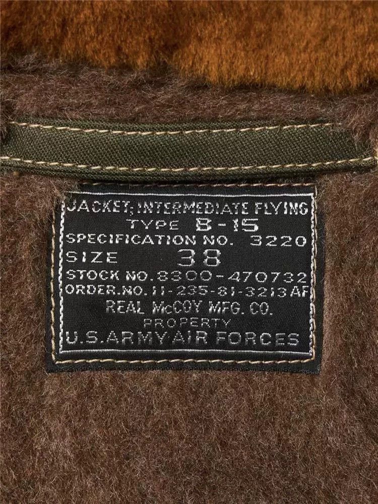 The Real McCoy's The REAL McCOY'S Size 38TYPE B-15 Pilot Jacket Size US M / EU 48-50 / 2 - 3 Thumbnail