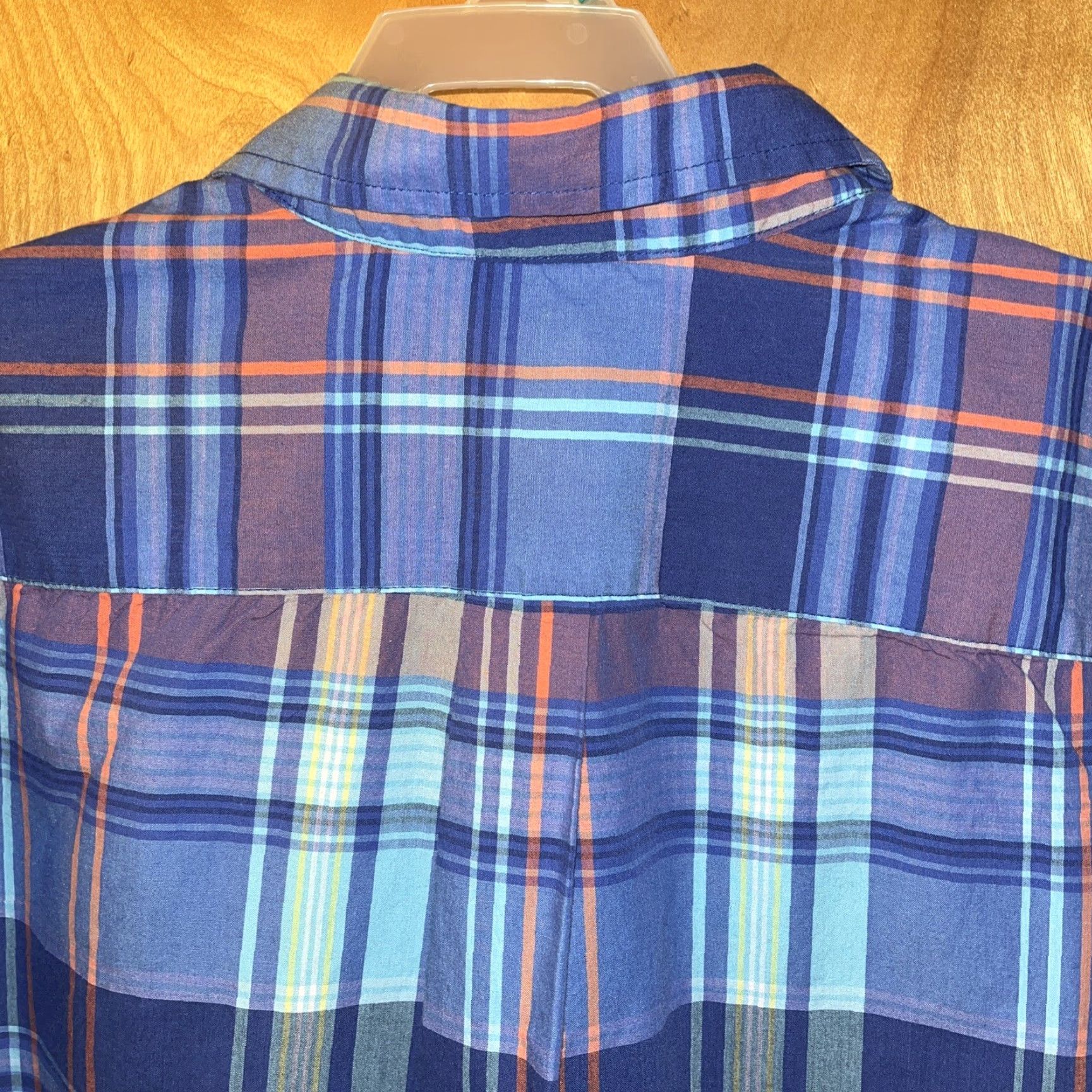 Vintage VINTAGE US Polo Assn. Shirt Men’s Short Sleeve Button-Down Casual Blue Plaid Large Tall Size US L / EU 52-54 / 3 - 6 Thumbnail