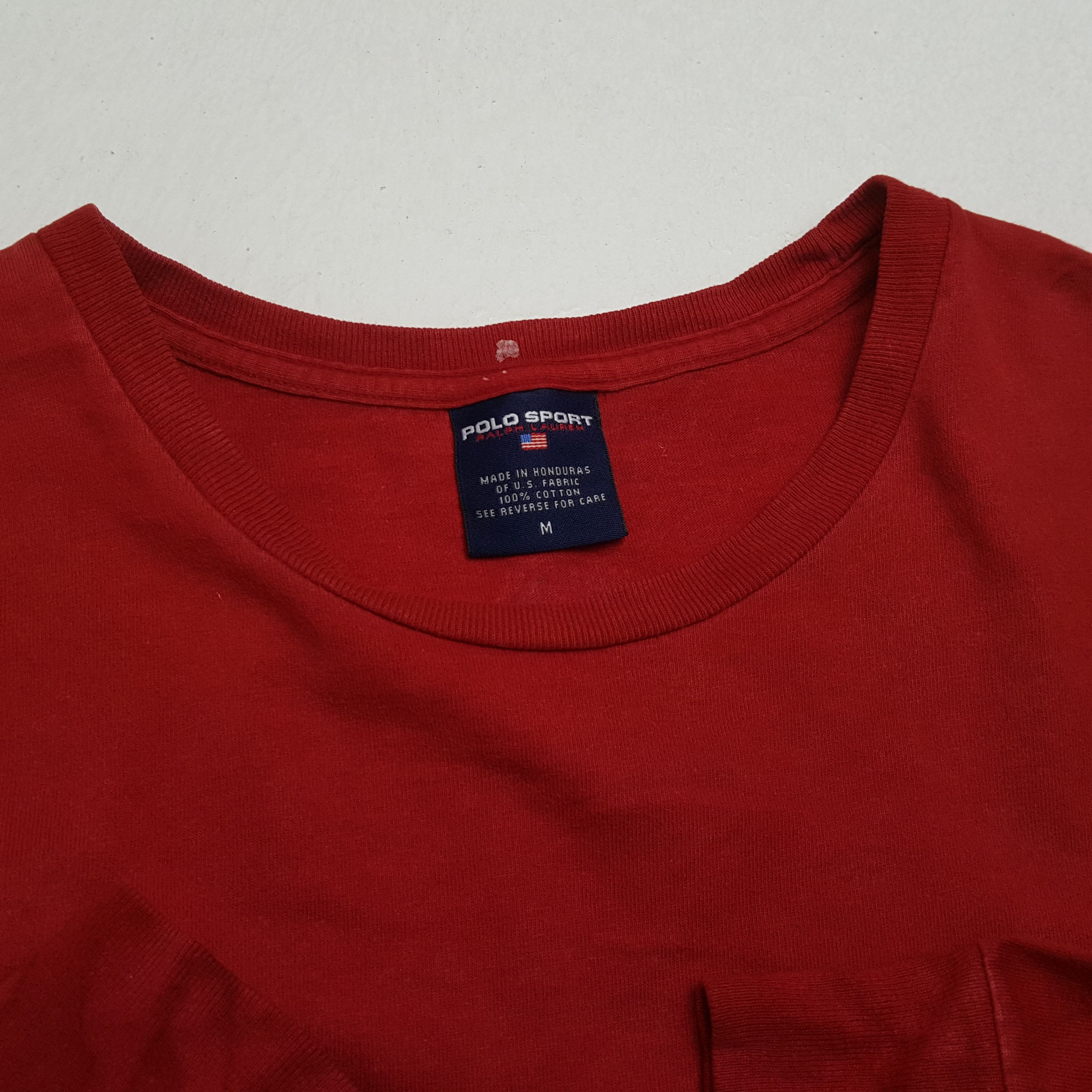 Polo Ralph Lauren × Vintage POLO SPORT RALPH LAUREN Spellout Design Long Sleeve Tshirt Size US L / EU 52-54 / 3 - 10 Thumbnail