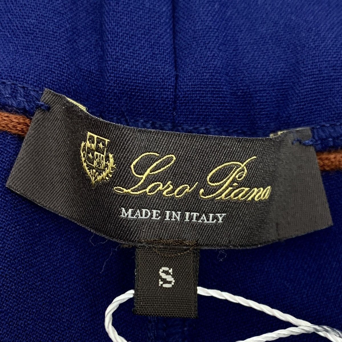 Loro Piana Loro Piana dark blue drawstring casual pants Size 27" / US 4 / IT 40 - 5 Thumbnail