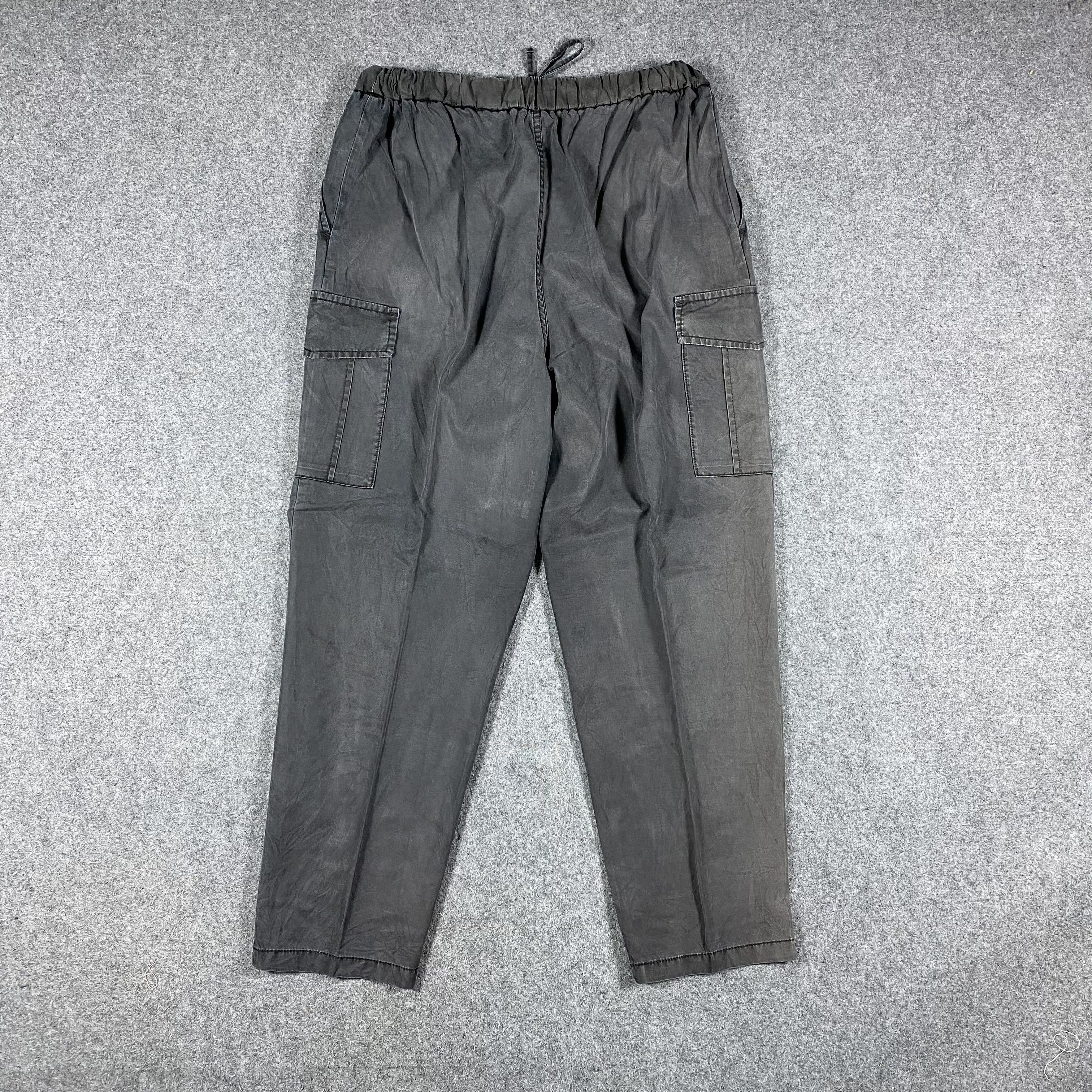 GU Japanese Brand Faded Gu Multipocket Tactical Cargo Pants Size US 29 - 8 Thumbnail