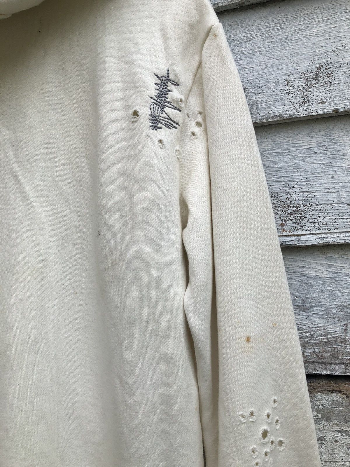 Hysteric Glamour × If Six Was Nine × Japanese Brand SABOTAGE TRASH DISTRESSED HOODIE LIKE N(NINE) Size US M / EU 48-50 / 2 - 9 Thumbnail