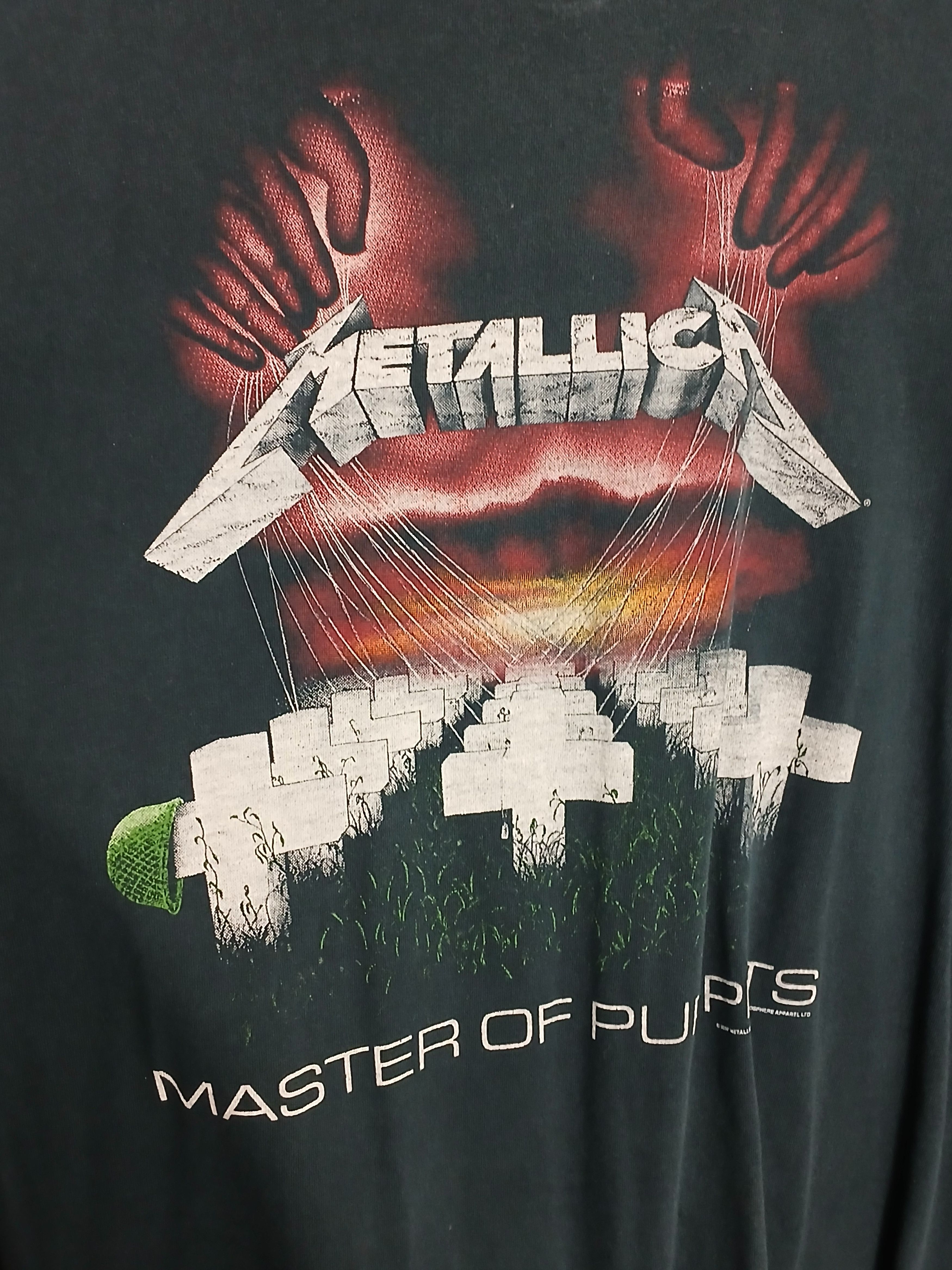 Band Tees × Metallica 2007 Metallica Master Of Puppets T-Shirt Size US M / EU 48-50 / 2 - 3 Thumbnail