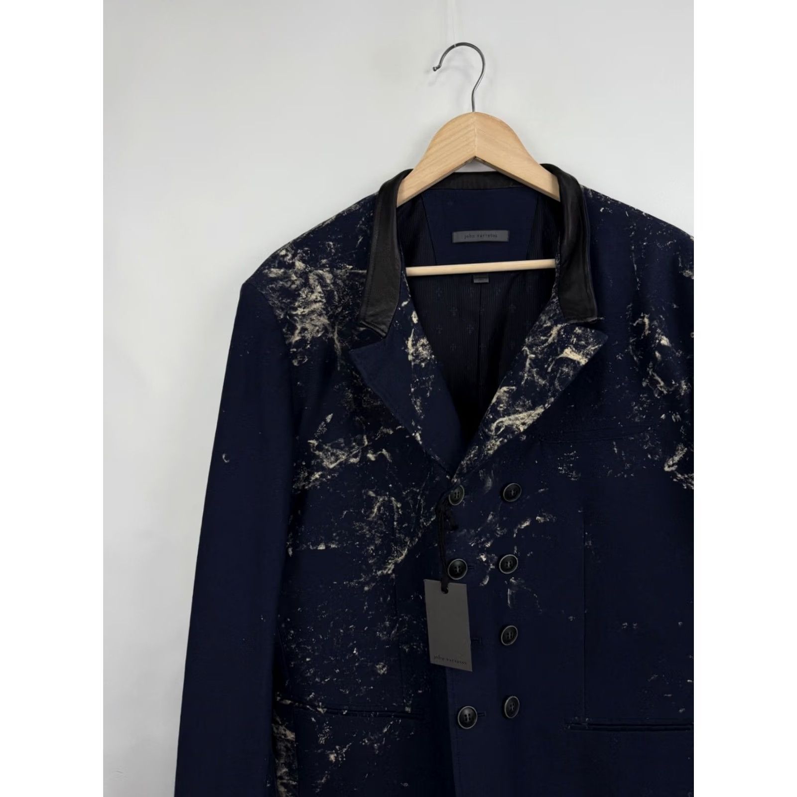 John Varvatos John Varvatos Archival Art Blazer Jacket Blazer Men's 52 Dark Blue Italy 1990s 2020s N/A Size 52R - 4 Thumbnail