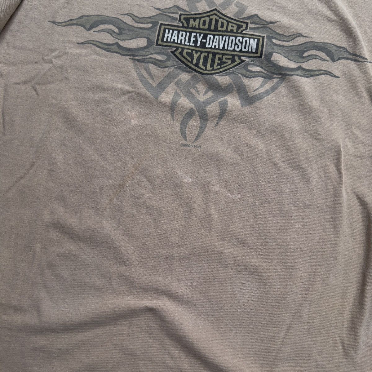 Harley Davidson Harley Davidson Faded Flame Longsleeve Tee ERD Grunge Chrome Size US XL / EU 56 / 4 - 10 Thumbnail