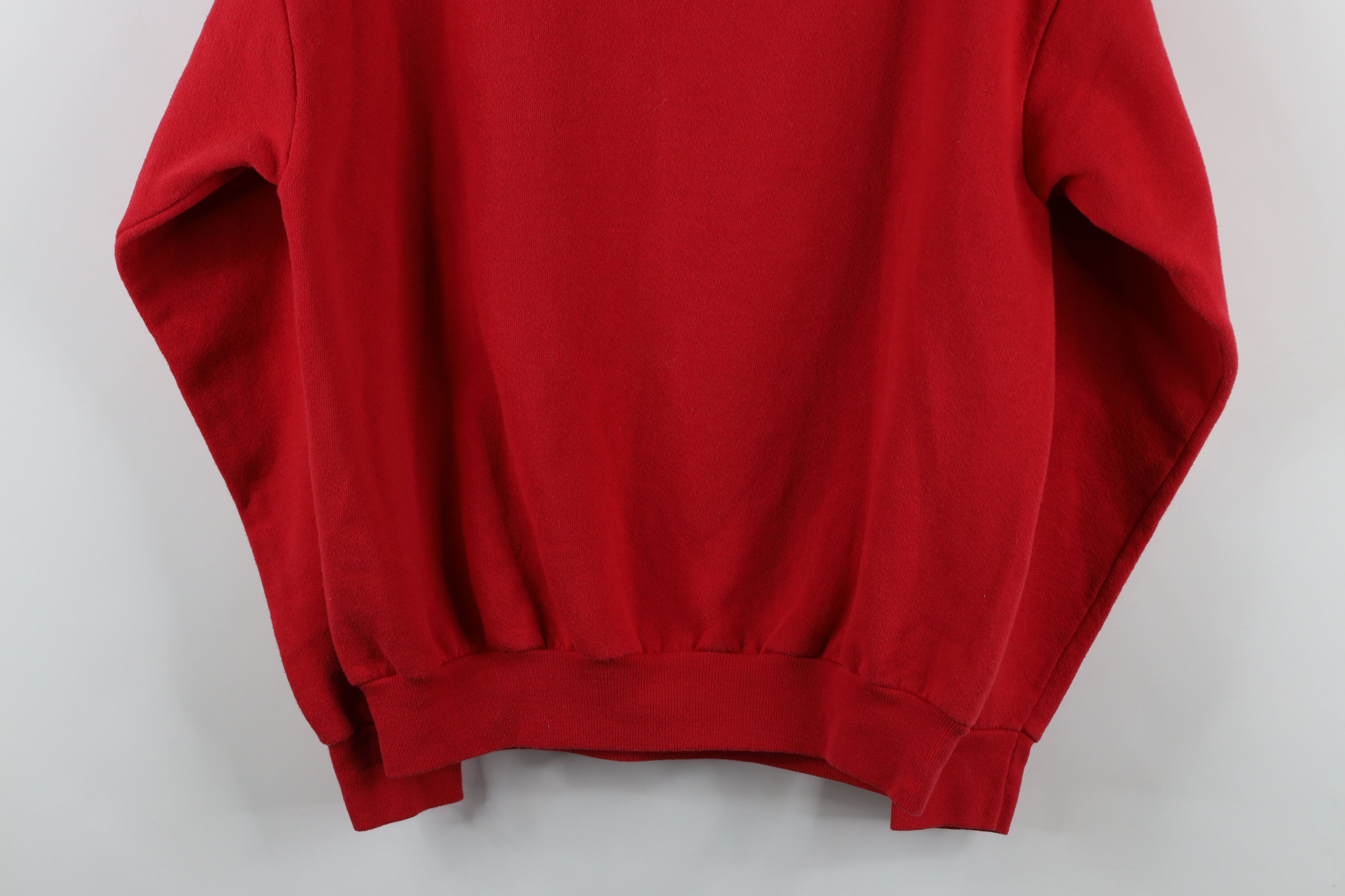 Orvis × Vintage Vintage 90s Orvis Christmas Polar Bear Sweatshirt Red USA Size M / US 6-8 / IT 42-44 - 11 Thumbnail