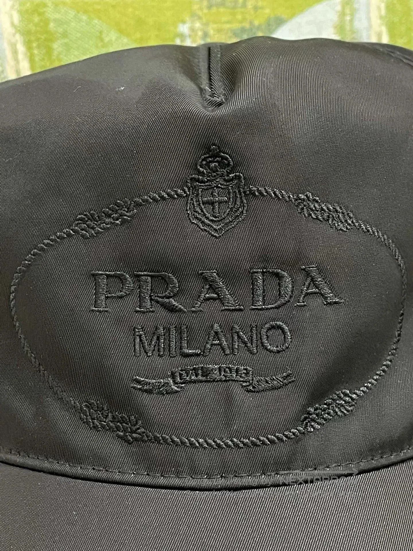 Prada Prada Black Large Logo Baseball Cap. Size ONE SIZE - 3 Thumbnail