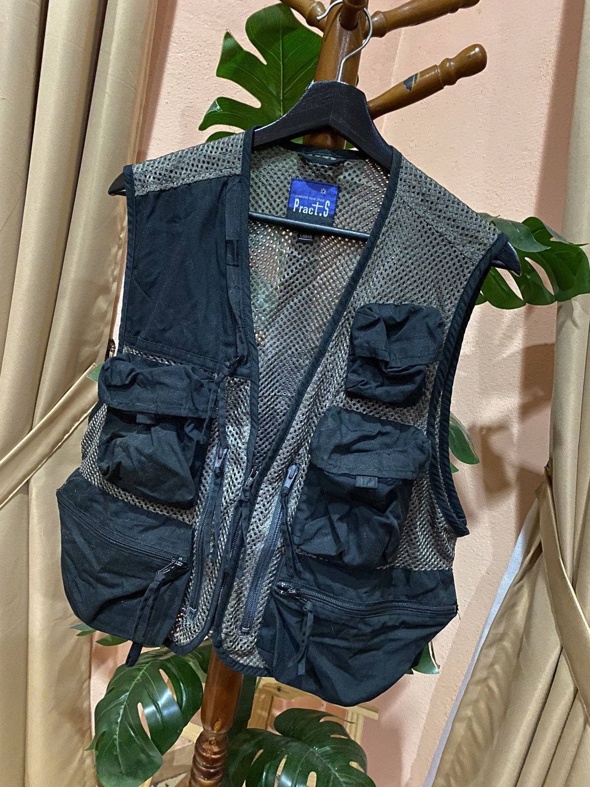 Vintage VINTAGE PRACT STUDIO UTILITY VEST JACKET Size US L / EU 52-54 / 3 - 4 Thumbnail