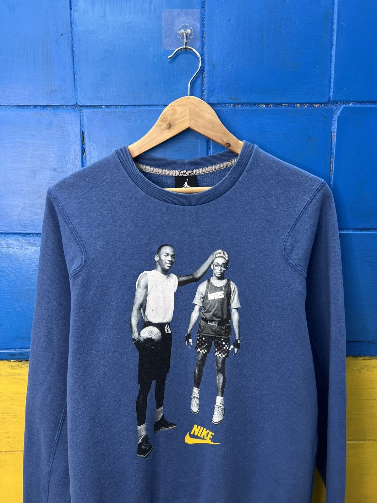 Jordan Brand × Vintage Vintage Nike Air Jordan Sweatshirt Spike Lee 1990s Size US M / EU 48-50 / 2 - 3 Thumbnail
