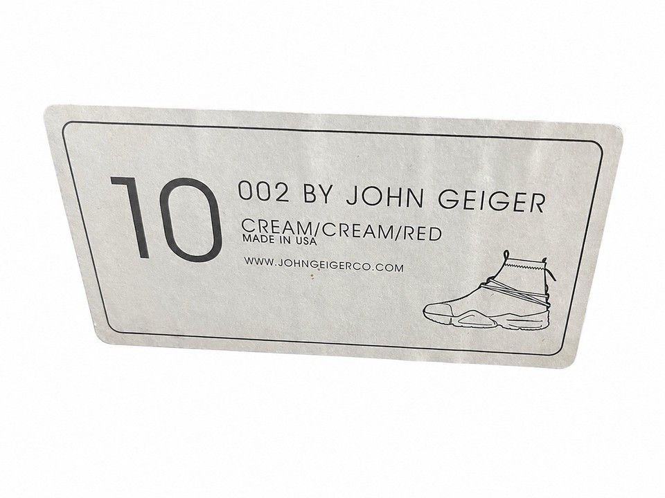 John Geiger John Geiger 002 Cream Cream Red Size 10 Size US 10 / EU 43 - 8 Thumbnail