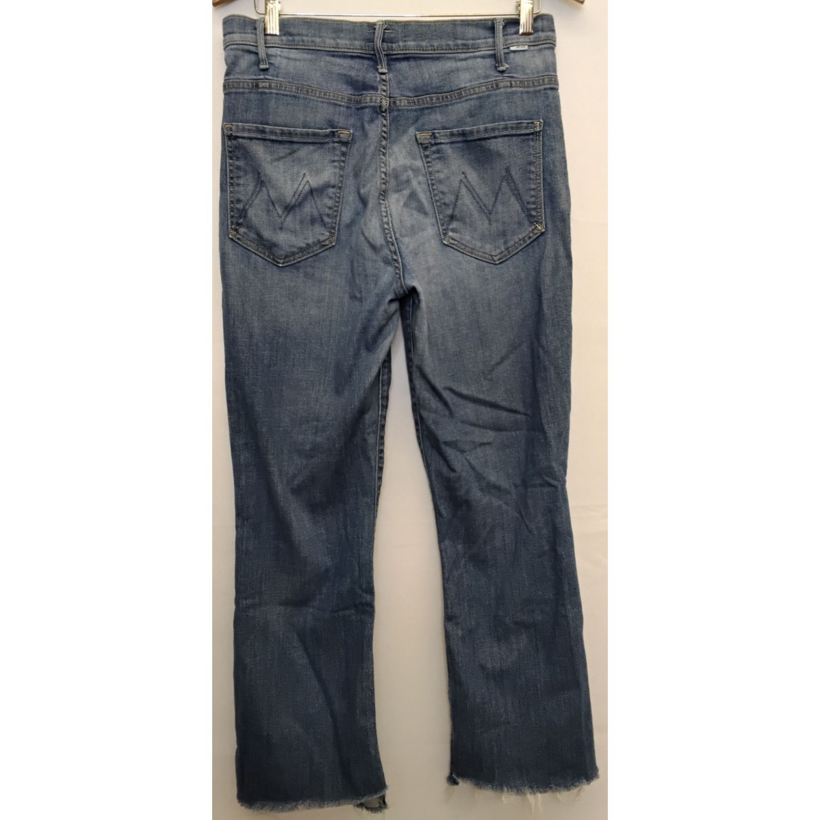 MOTHER Mother Hustler Two Step Jean Women's 27 Lite Wash Ankle Fray Size 27" / US 4 / IT 40 - 3 Thumbnail