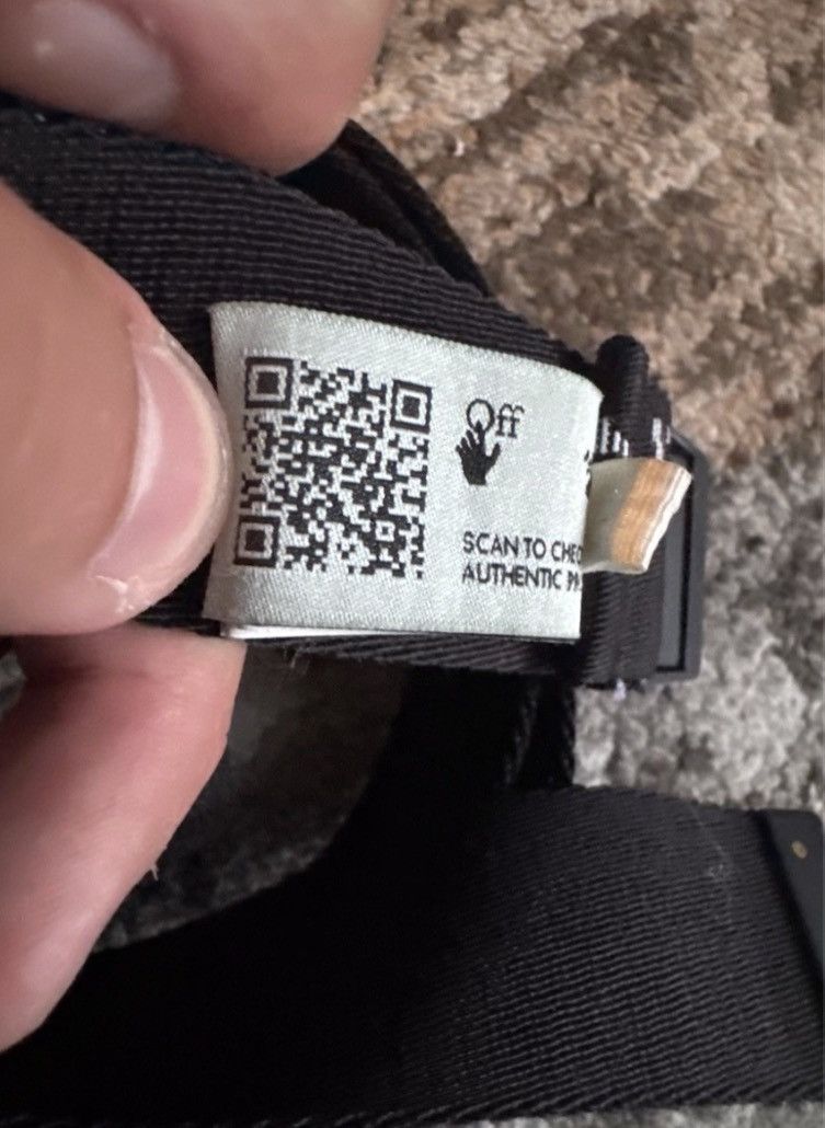 Off-White Off-White Hands Logo Industrial Belt Size 38 - 5 Thumbnail