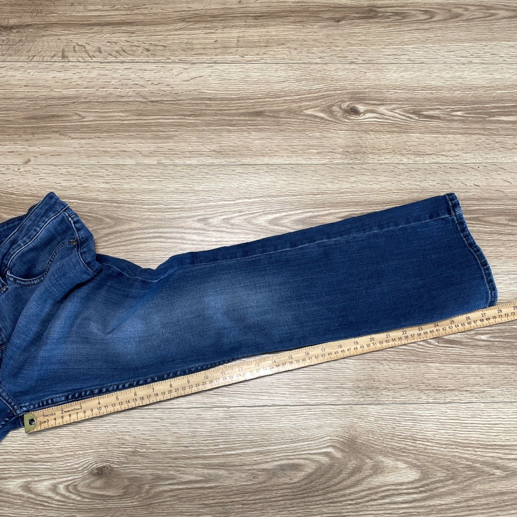 Lee VINTAGE Lee Women's Jeans Bootcut Mid Rise 8P Blue Denim Cotton Blend 80s, 90s, Casual Fits Size 30" / US 8 / IT 44 - 7 Thumbnail
