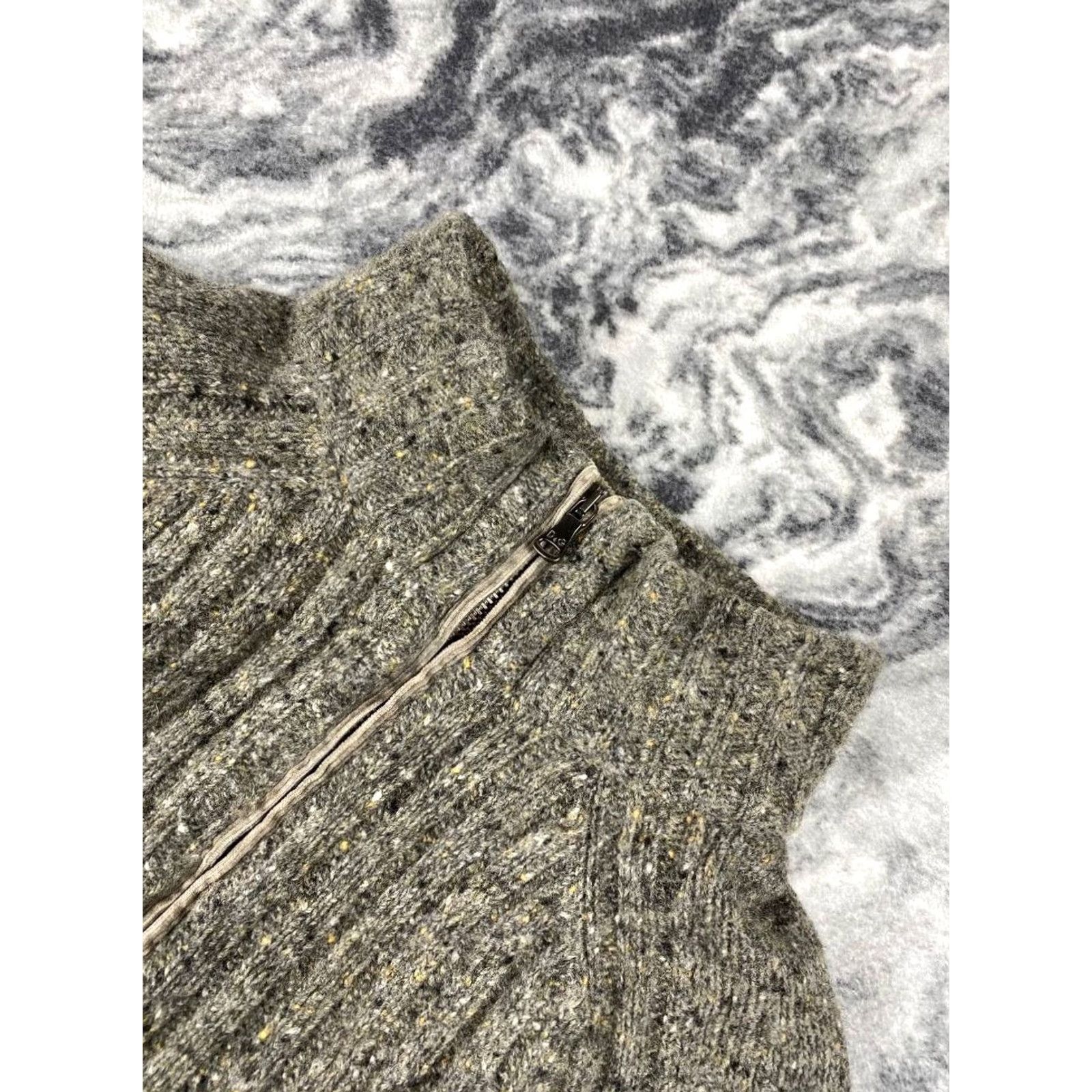 Dolce & Gabbana VINTAGE Dolce&Gabbana Knit Sweater Full Zip Men M Gray Wool Logo Size US M / EU 48-50 / 2 - 5 Thumbnail