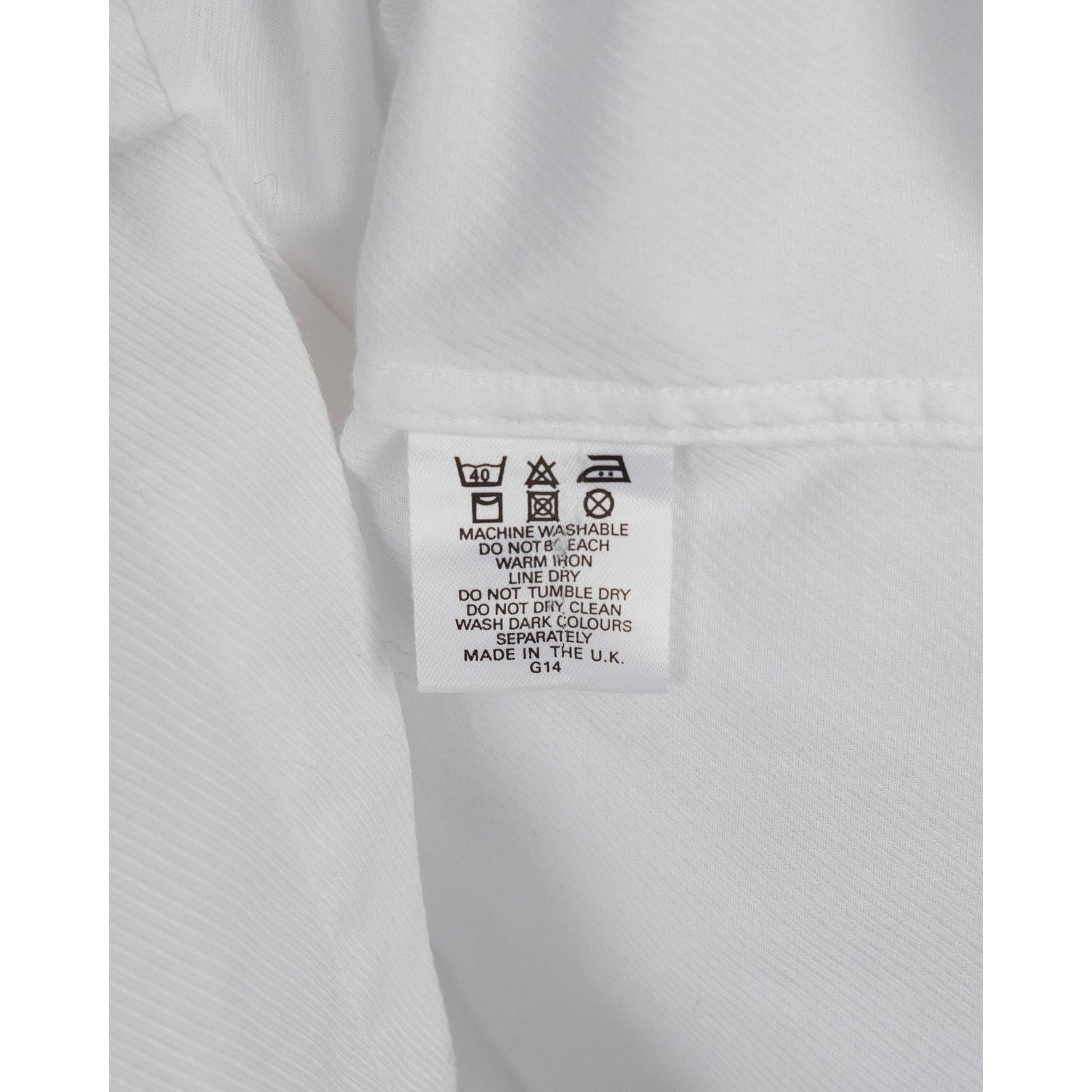 Burberry Burberry london white classic long sleeve button shirt Size US L / EU 52-54 / 3 - 10 Thumbnail