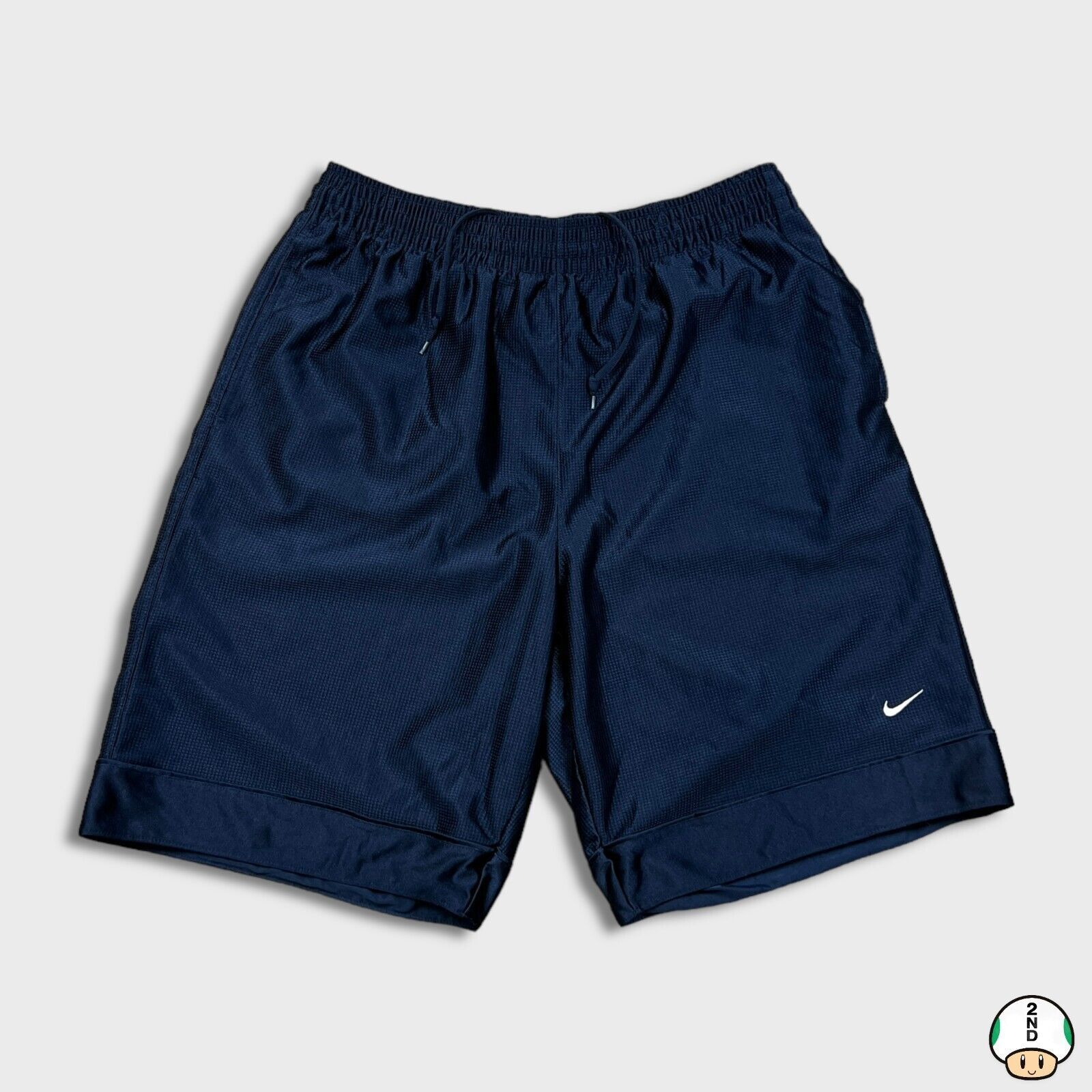 Nike × Vintage Nike Sportswear Shorts XL Swoosh Pocketed Basketball Pants Size US 32 / EU 48 - 1 Thumbnail