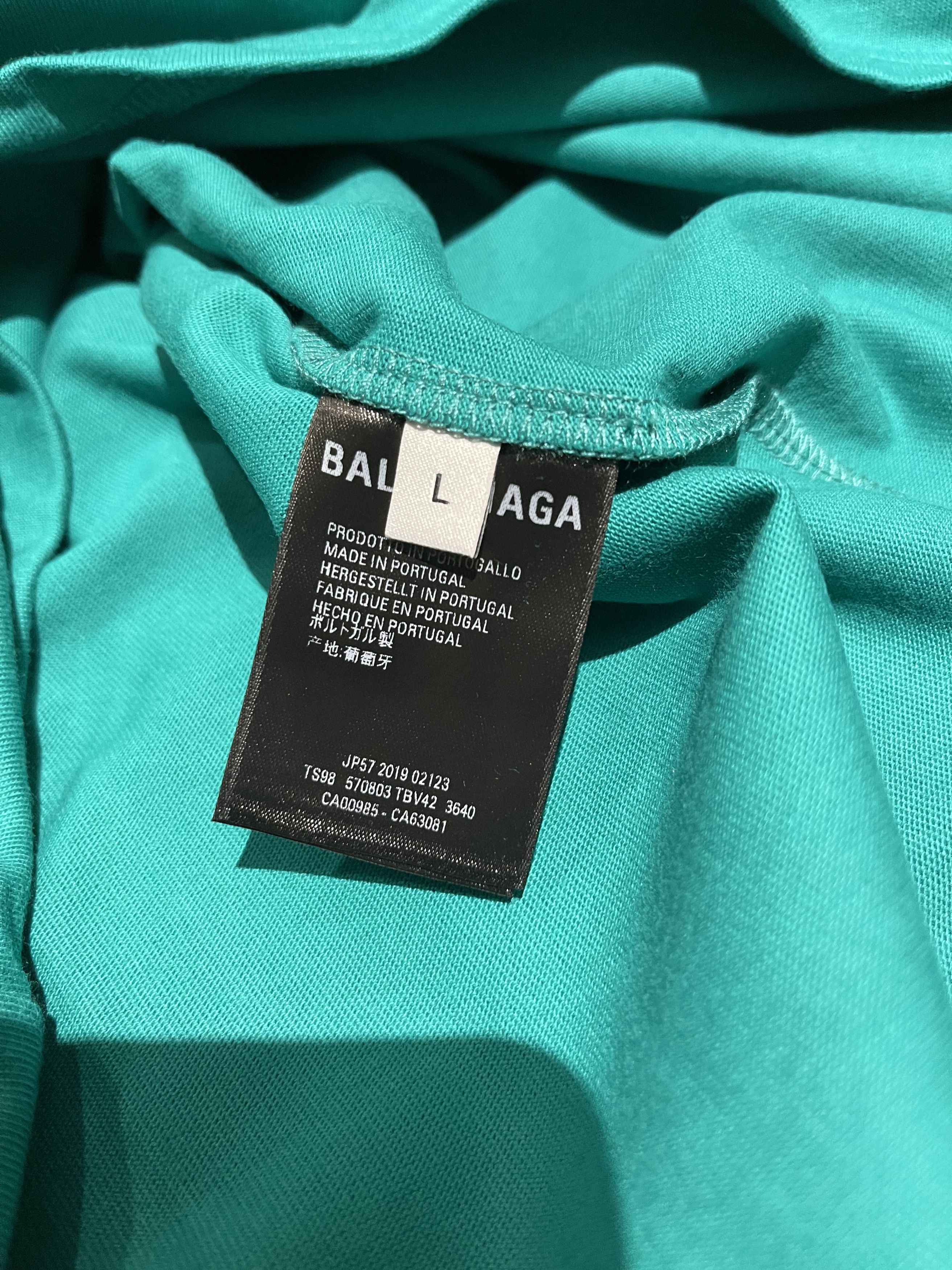 Balenciaga Balenciaga Logo T Shirt Size US L / EU 52-54 / 3 - 5 Thumbnail