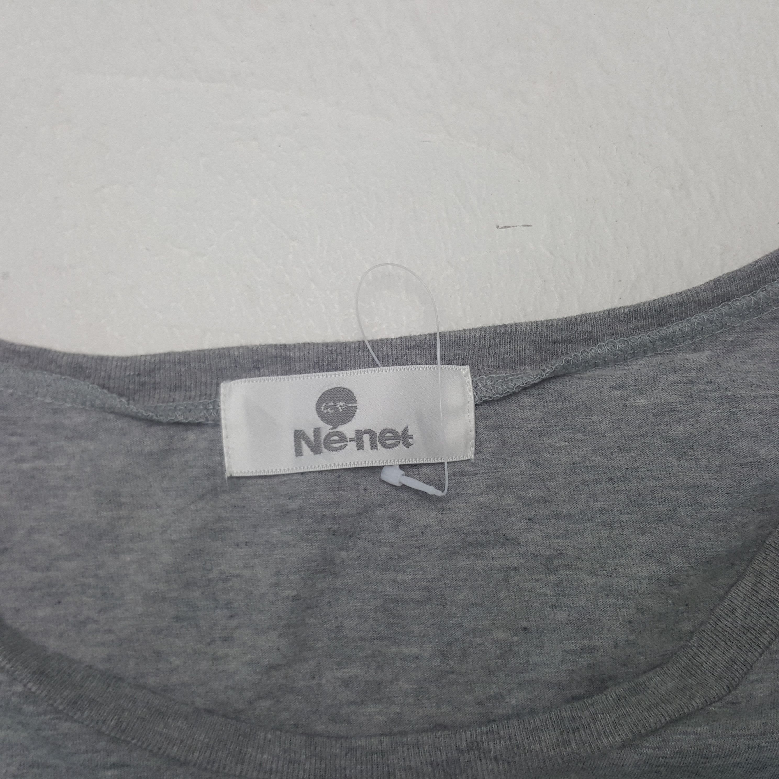 Issey Miyake × Ne-Net × Vintage Vintage Ne-Net by Issey Miyake Big Logo Tshirt Size L / US 10 / IT 46 - 4 Thumbnail