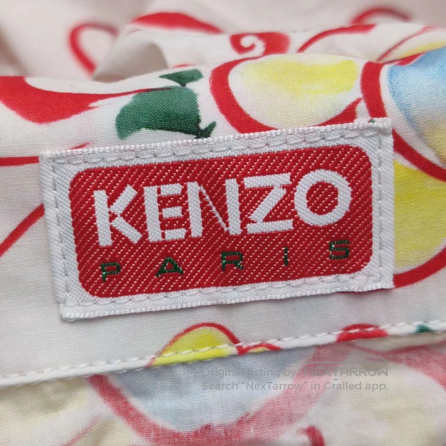 Kenzo Kenzo Cotton Printed Short-Sleeve Shirt M. Size US M / EU 48-50 / 2 - 2 Thumbnail