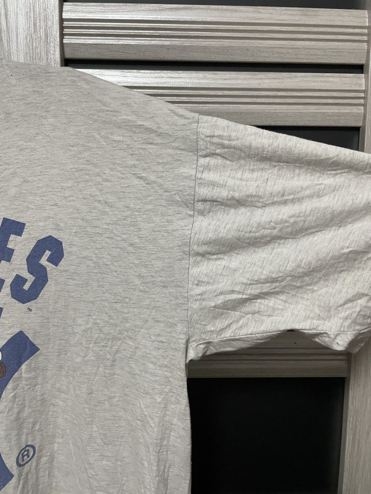 New York Yankees × Vintage × Warner Bros Vintage Yankees T-shirt 1994 Warner Bros. Nutmeg Mills Size US L / EU 52-54 / 3 - 4 Thumbnail