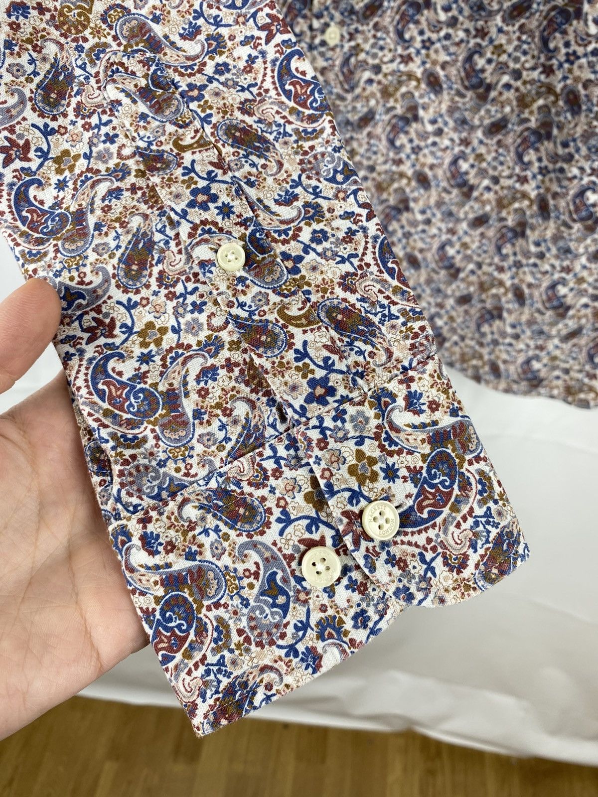 Hackett Hackett Paisley Printed Shirt Button Up size XL Size US XL / EU 56 / 4 - 6 Thumbnail